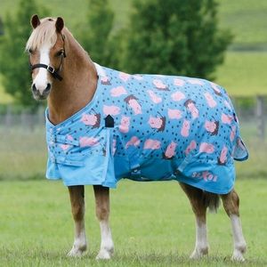 Saxon 600D Pig Print Pony Combo Blanket 60”